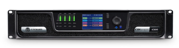 CDI4X300 4CH POWER AMPLIFIER 300W PER OUTPUT CHANNEL